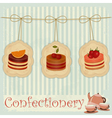 Vintage postcard vector image