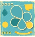 Retro Style Website Template design frame vector image