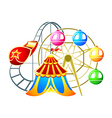 Amusement park symbol vector image