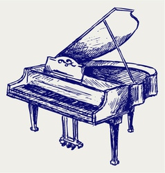 Piano vector image