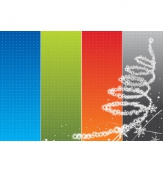 Christmas rainbow background Christmas rainbow background vector image