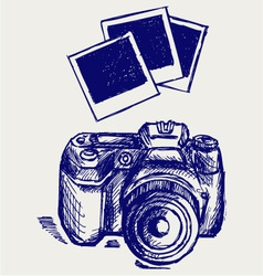 Photo camera vector image