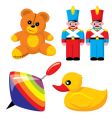 Children's toys vector image