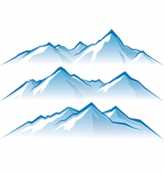 Mountains vector image