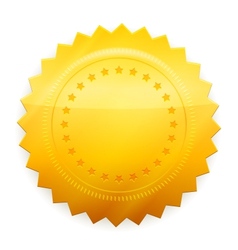 Blank guarantee certificate vector image