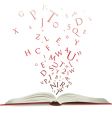 Open book vector image