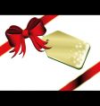 Gift with label vector image