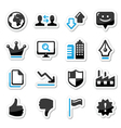 Web internet icons set - vector image