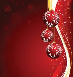 Christmas background vector image