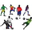 Soccer players Soccer players vector image