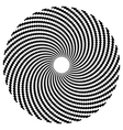 Optical art series Sphere Optical art series Sphere vector image