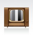 Retro tv vector image