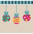 Polka dot birthday vector image