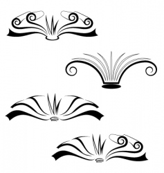 Set of books vector image