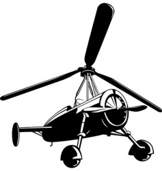 Vector auto gyro vector image