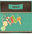 Sweet vintage vector image