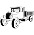 vintage truck vector image