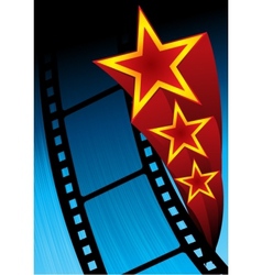 Movie poster vector image