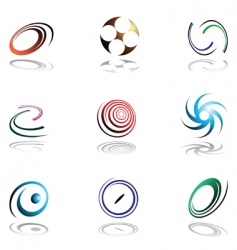 Design elements set vector image