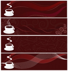 Coffee banners vector image