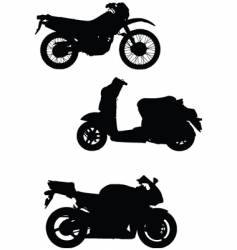 Motorcycle vector image
