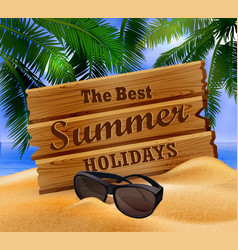 Tropical background vector image
