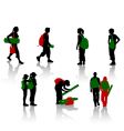 Students vector image