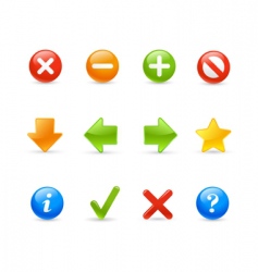 Web navigation gel vector image