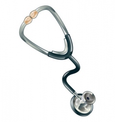 Doctors stethoscope vector image
