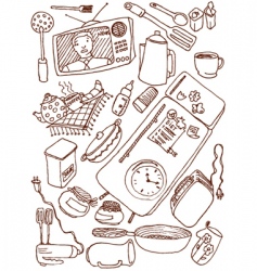 Kitchen vector image