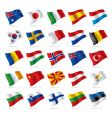 Set of world flags vector image