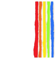 Rainbow Lines Background vector image