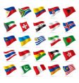 Set of world flags vector image