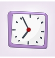 Cartoon home clock vector image