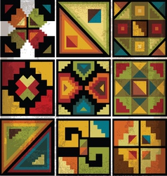 Inca iconography vector image