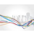 Urban grunge city vector image