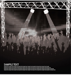 Concert poster vector image