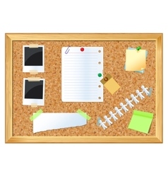 Pin board vector image