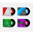 Set - vinyl with cover vector image