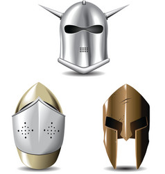 Helmets vector image