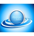 Abstract icon in blue color vector image