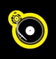 Turntable vector image