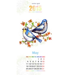 Calendar for 2015 may Calendar for 2015 may vector image