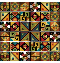 Inca iconography vector image