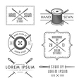 Set of vintage tailor labels and emblems vector image