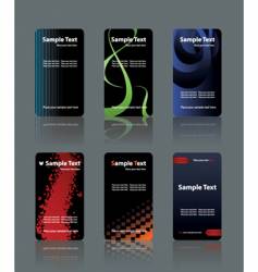 Business cards templates vector image