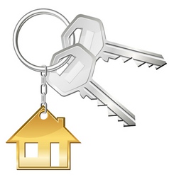 Keys for home vector image
