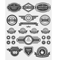 Vintage style retro emblem vector image