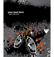 Grunge concert poster vector image