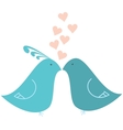 Love birds vector image